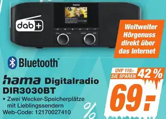 K+B Expert hama Digitalradio DIR3030BT Angebot