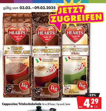 Mäc Geiz HEARTS Cappuccino/Trinkschokolade Angebot