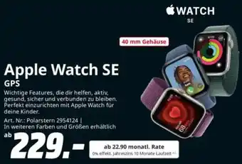 Saturn Apple Watch SE GPS Angebot