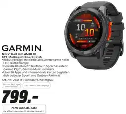 Saturn GARMIN fēnix 8-47 mm AMOLED GPS-Multisport-Smartwatch Angebot