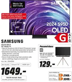 Saturn SAMSUNG GQ 55 S95 D 55" OLED TV Angebot