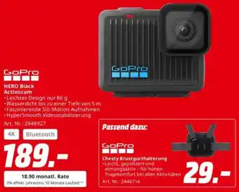 Saturn GoPro HERO Black Actioncam Angebot