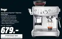 Saturn Sage The Barista Express Impress Siebträger Angebot