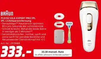 Saturn BRAUN PL5152 SILK-EXPERT PRO IPL Lichthaarentfernung Angebot