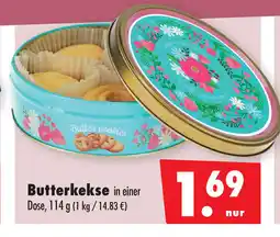 Mäc Geiz Butterkekse in einer Dose Angebot