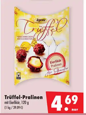 Mäc Geiz Argenta Trüffel-Pralinen Angebot