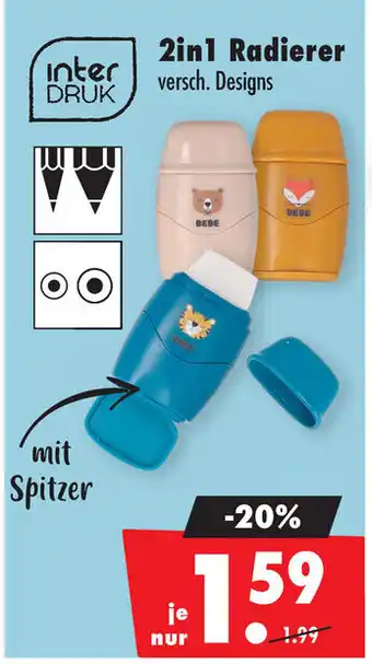 Mäc Geiz Inter DRUK 2in1 Radierer Angebot