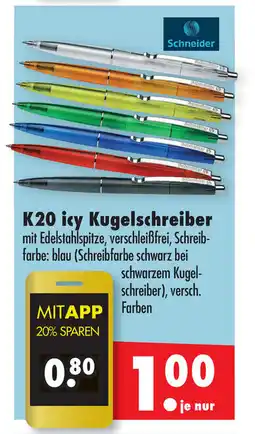 Mäc Geiz Schneider K20 icy Kugelschreiber Angebot