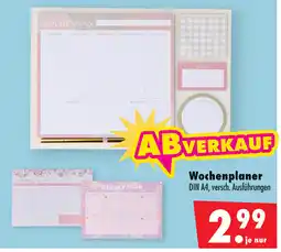 Mäc Geiz Wochenplaner Angebot