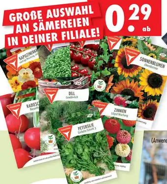 Mäc Geiz GROBE AUSWAHL AN SÄMEREIEN IN DEINER FILIALE! Angebot