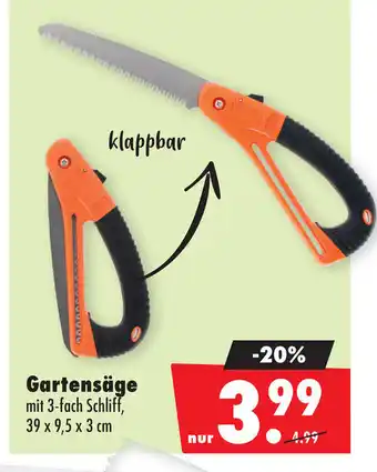 Mäc Geiz Gartensäge Angebot