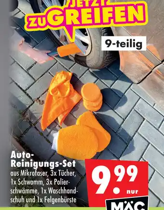 Mäc Geiz Auto- Reinigungs-Set 9-teilig Angebot