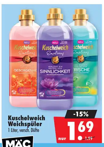 Mäc Geiz Kuschelweich Weichspüler Angebot