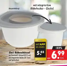 Mäc Geiz 2in1 Rührschüssel Angebot