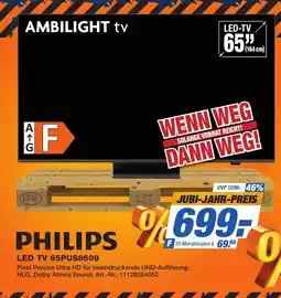 Expert Technomarkt PHILIPS LED TV 65PUS8609 Angebot