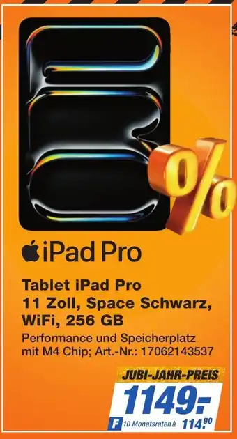 Expert Technomarkt iPad Pro Tablet iPad Pro Angebot