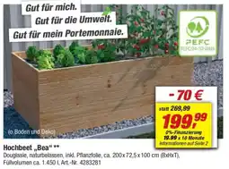 toom Baumarkt Hochbeet ,,Bea" Angebot