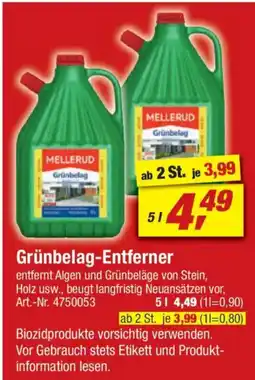 toom Baumarkt MELLERUD Grünbelag Angebot