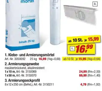 toom Baumarkt 3. Armierungseckprofil Angebot