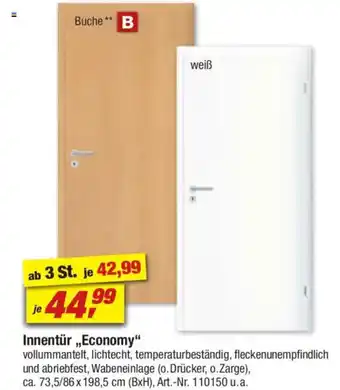 toom Baumarkt Innentür ,,Economy" Angebot