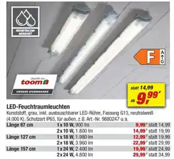 toom Baumarkt LED-Feuchtraumleuchten Angebot