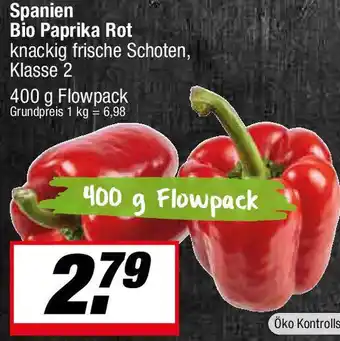 L. STROETMANN GROSSMARKT Spanien Bio Paprika Rot Angebot