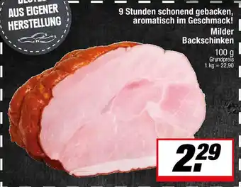 L. STROETMANN GROSSMARKT Milder Backschinken Angebot