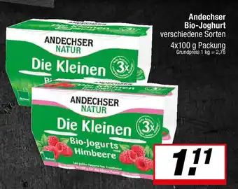 L. STROETMANN GROSSMARKT ANDECHSER NATUR Bio-Joghurt Angebot