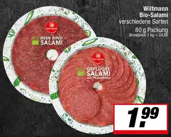 L. STROETMANN GROSSMARKT Wiltmann Bio-Salami Angebot