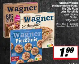 L. STROETMANN GROSSMARKT Original Wagner Die Backfrische Pizza,, Big City Pizza oder Piccolinis Angebot