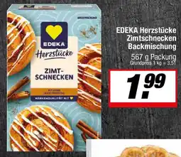 L. STROETMANN GROSSMARKT EDEKA Herzstücke Zimtschnecken Backmischung Angebot