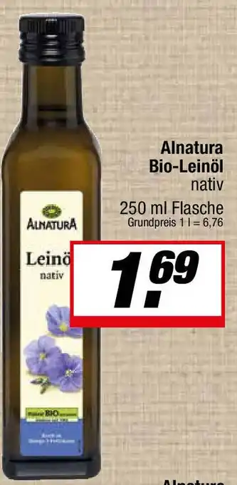 L. STROETMANN GROSSMARKT Alnatura Bio-Leinöl nativ Angebot