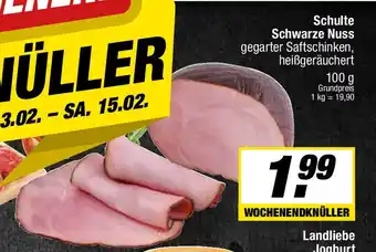 L. STROETMANN GROSSMARKT Schulte Schwarze Nuss Angebot