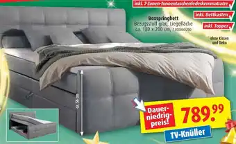 ROLLER Boxspringbett Angebot