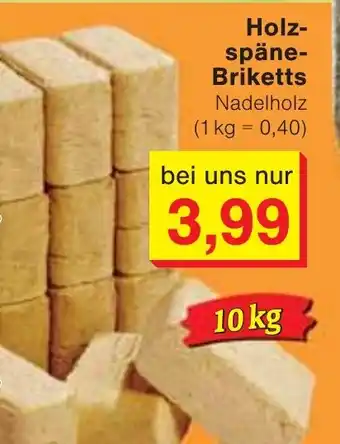 Jawoll Holz- späne- Briketts Angebot