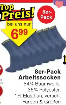 Jawoll 8er-Pack Arbeitssocken Angebot