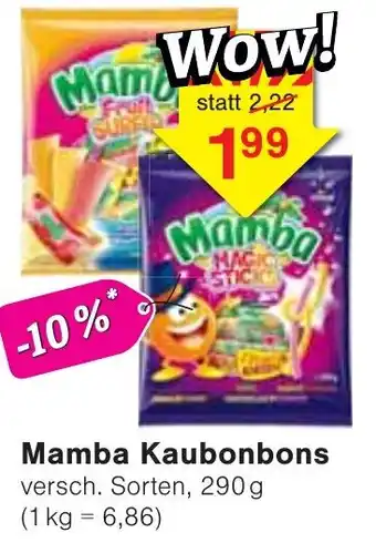 Jawoll Mamba Kaubonbons Angebot