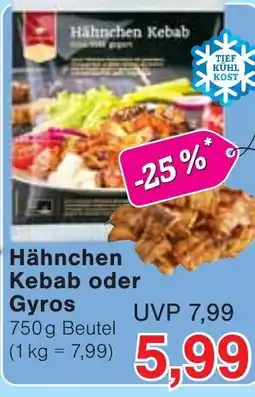 Jawoll Hähnchen Kebab oder Gyros Angebot