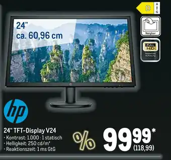 METRO Hp 24“ tft-display v24 Angebot