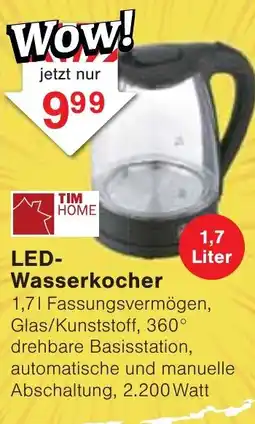 Jawoll TIM HOME LED- Wasserkocher Angebot