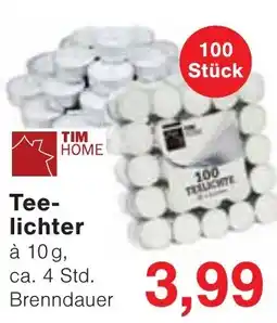 Jawoll TIM HOME Tee- lichter Angebot