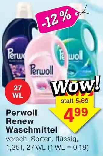 Jawoll Perwoll Renew Waschmittel Angebot