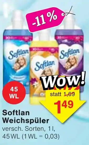 Jawoll Softlan Weichspüler Angebot