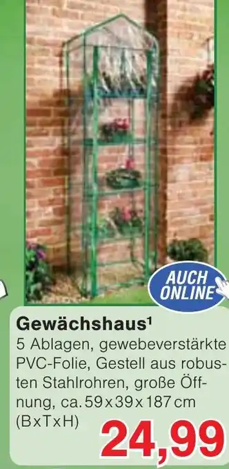 Jawoll Gewächshaus Angebot