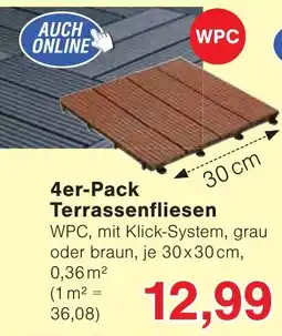 Jawoll 4er-Pack Terrassenfliesen Angebot