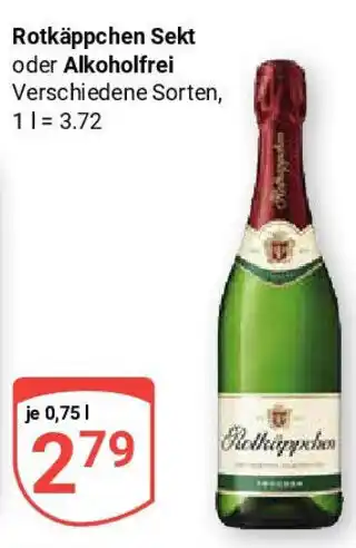 Globus Rotkäppchen Sekt oder Alkoholfrei Angebot