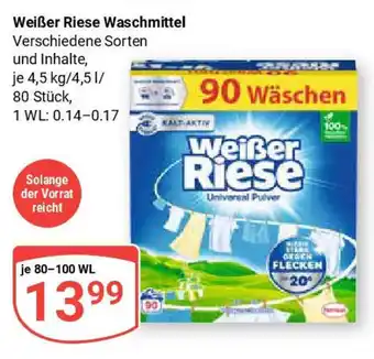 Globus Weißer Riese Waschmittel Angebot