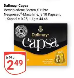 Globus Dallmayr Capsa Angebot