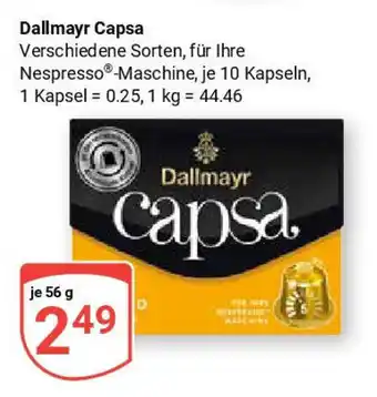 Globus Dallmayr Capsa Angebot