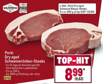 METRO Wilderness porki dry aged schweinerücken-steaks Angebot